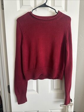 Gap Crewneck Knit Sweater - Burgundy